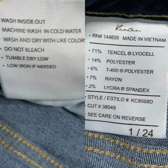 KANCAN NEW Sabrina  High Rise Ankle Skinny Jeans, 1/24 - Picture 14 of 16